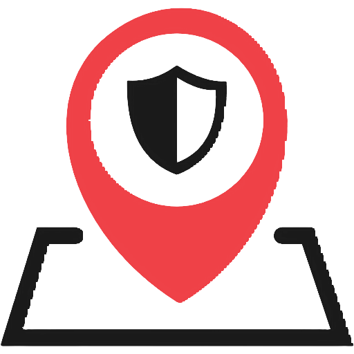 secure map location icon